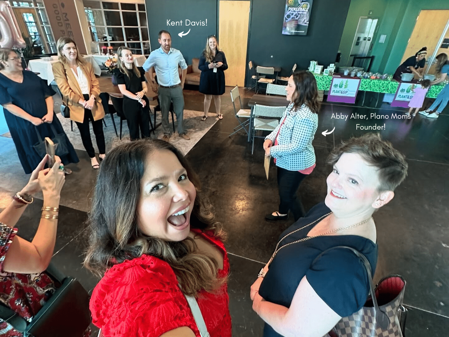 Plano Moms event with founder Abby Alter and Kent Davis by Dallas Sunrise Maids in Plano