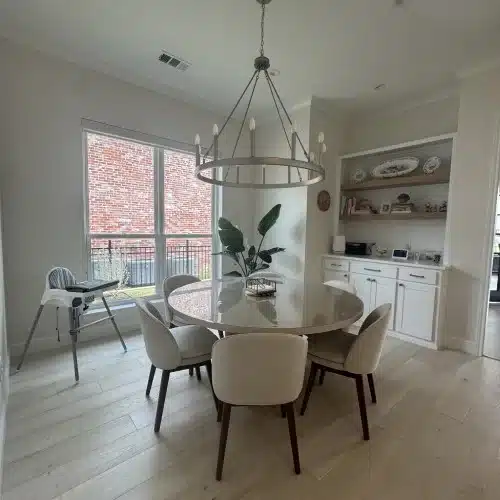 Plano house cleaning company keeping dining areas spotless by Dallas Sunrise Maids in Plano